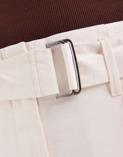 ONLY Tall – Elegante Hose in Cremeweiß mit hohem Bund und weitem Bein, 2 von 5
