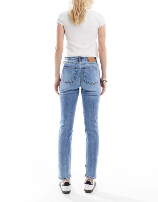 Only Tall – Emily – Niebieskie jeansy z prostymi nogawkami , 2 z 5
