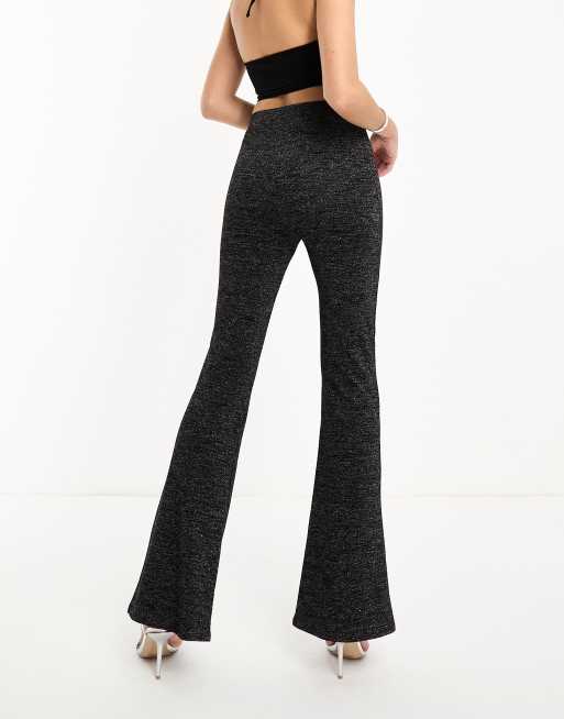 Only high waisted flares in black