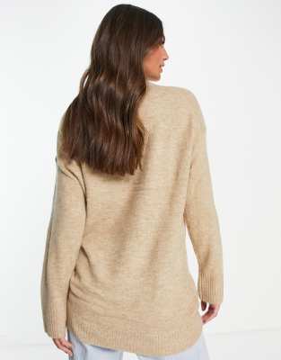 tan oversized jumper