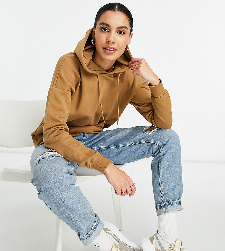 Only Tall hoodie set in tan-Neutral