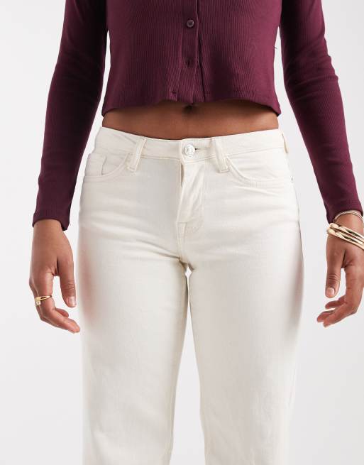 ONLY Tall – Judy – Naturvita jeans med vida ben och låg midja, 5 av 5