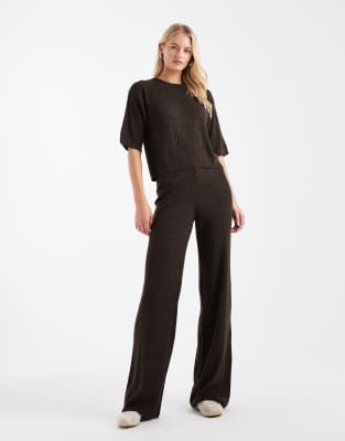 Only Tall Knit Top In Brown