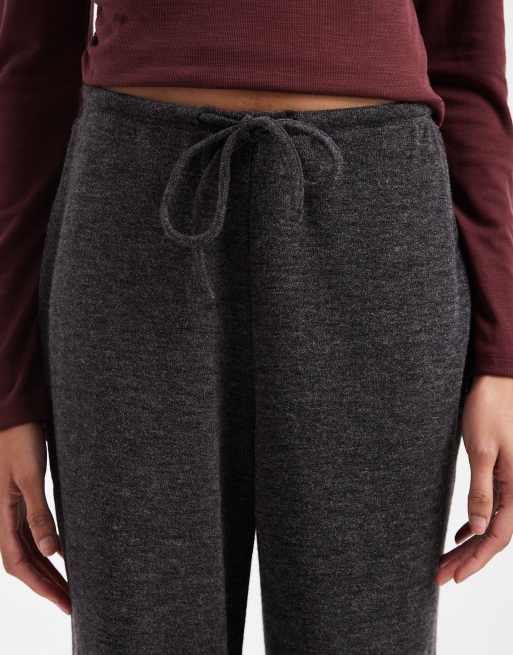 ONLY Tall - Lichtgewicht gebreide broek in donkergrijs, 4 van 5