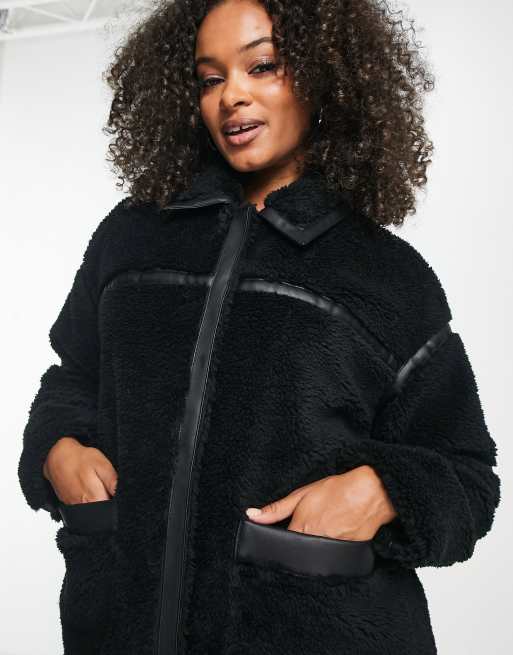 Asos shop sheepskin coat