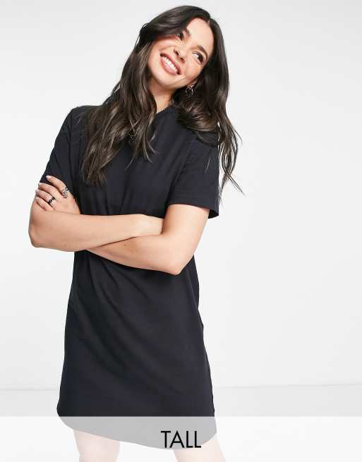 Tall black t shirt 2024 dress