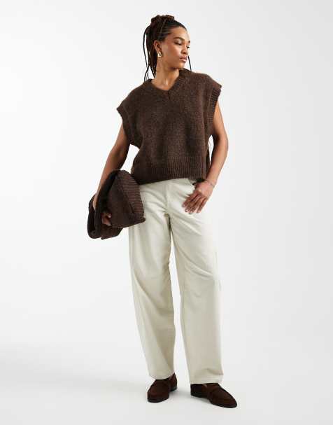 ONLY Tall - Pantalon ample - Taupe - view 1