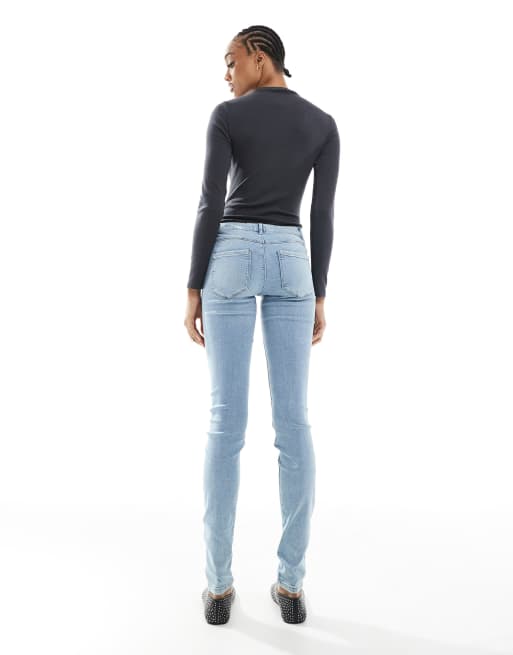 ONLY Tall - Rain - Jeans skinny lavaggio blu chiaro, 2 di 5