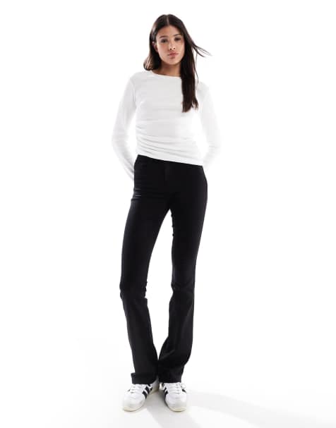 ONLY Tall Royal flare jeans in black - view 1
