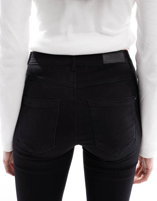 ONLY Tall - Royal - Sorte jeans med svaj, 4 af 5