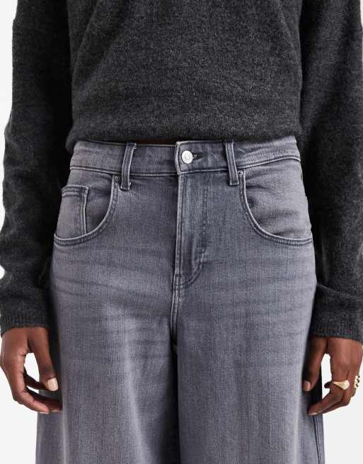 ONLY Tall – Tamy – Grå jeans med barrelben, 4 av 5