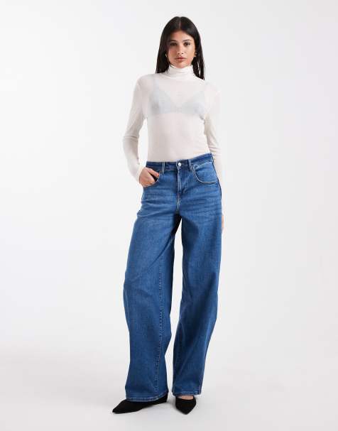 ONLY Tall - Tamy - Jeans met ballonpijpen in middenblauw denim - view 1