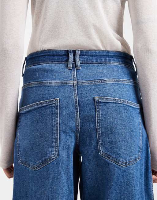 ONLY Tall - Tamy - Jeans met ballonpijpen in middenblauw denim, 4 van 5