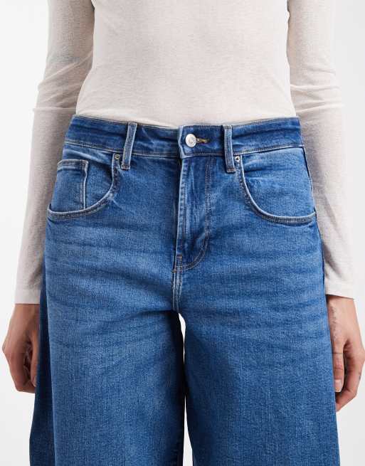ONLY Tall - Tamy - Jeans met ballonpijpen in middenblauw denim, 5 van 5
