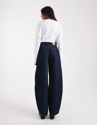 Only Tall Taylor High Waist Barrel Jeans In Animal Print
