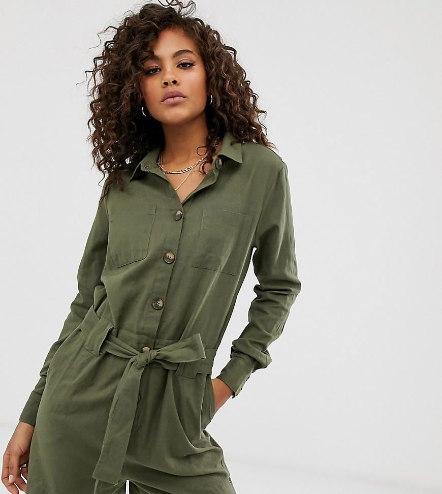 Only Tall - Utility-playsuit-Groen