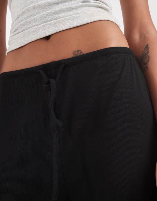 ONLY Tall wide leg pants in black, 3 of 5