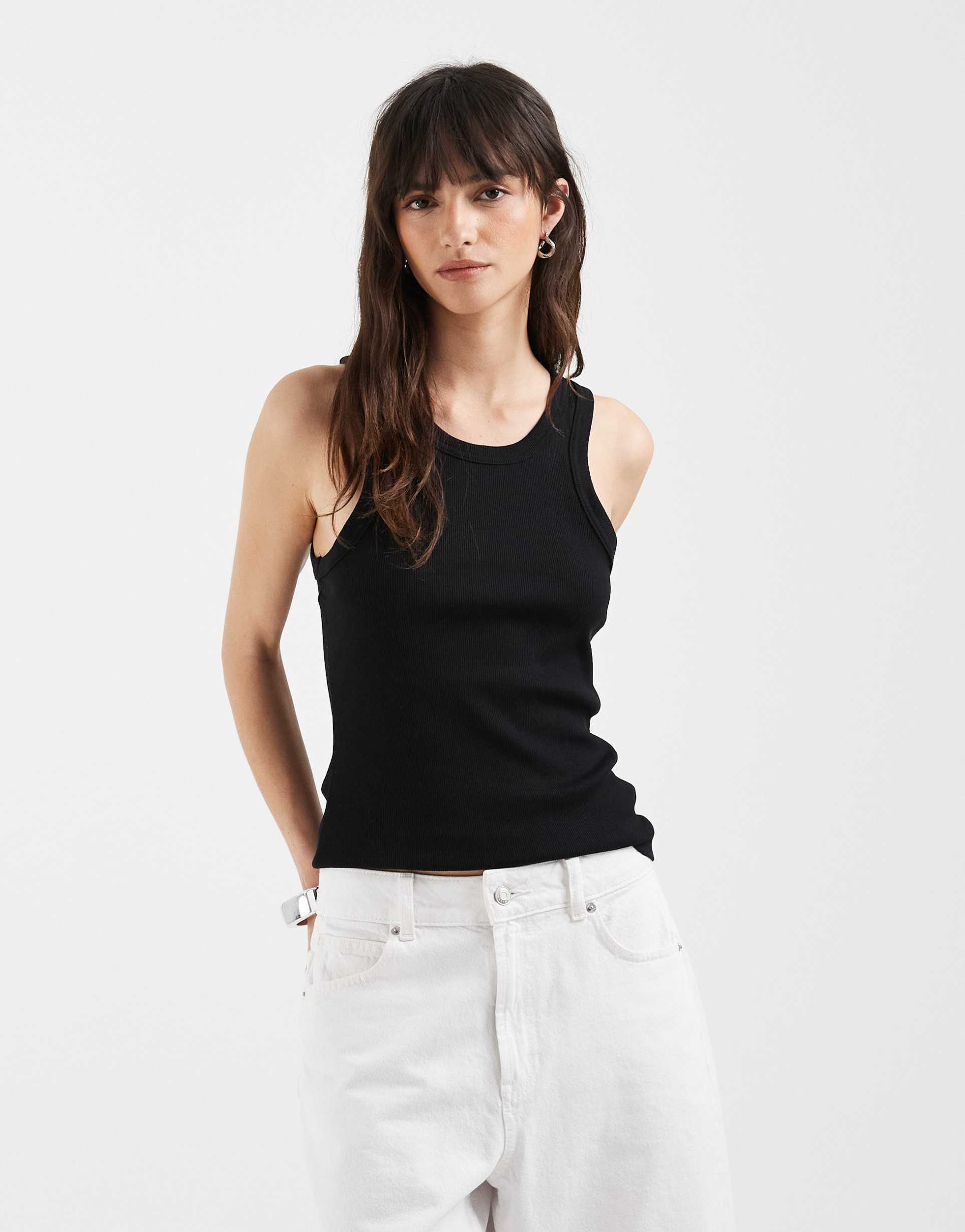 only tank top in black