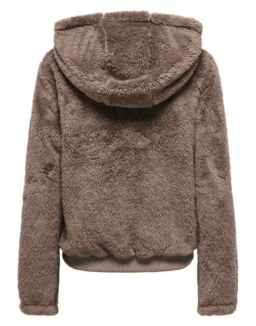 ONLY teddykappa i valnöt, 7 av 7