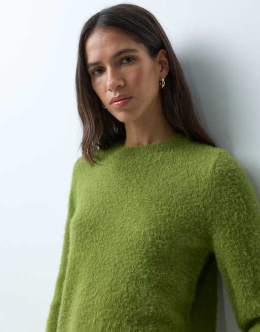 ONLY textured jumper in green, 3 of 4