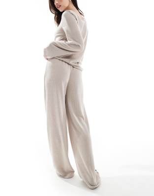 Shop Only Tie Front Loose Pants In Neutral