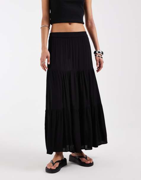 Black Maxi & Long Skirts | Shop at ASOS