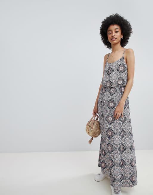 Only Tile Print Maxi Dress