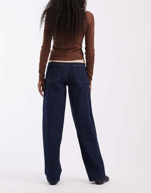 ONLY Tonnie jean droit ample délavé bleu foncé, 3 de 5