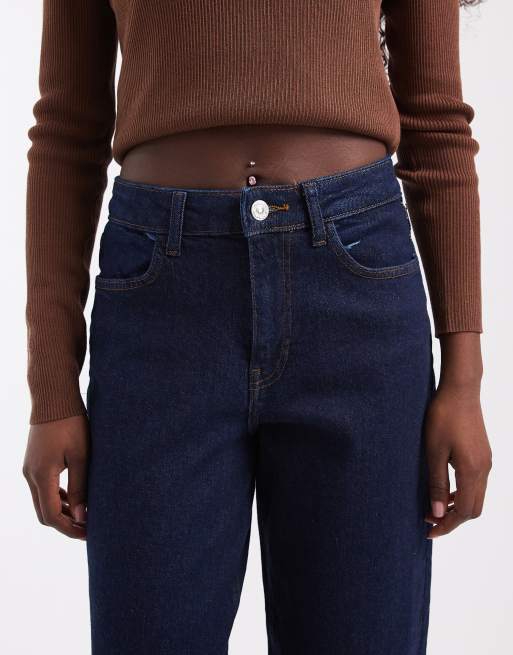 ONLY Tonnie jean droit ample délavé bleu foncé, 4 de 5