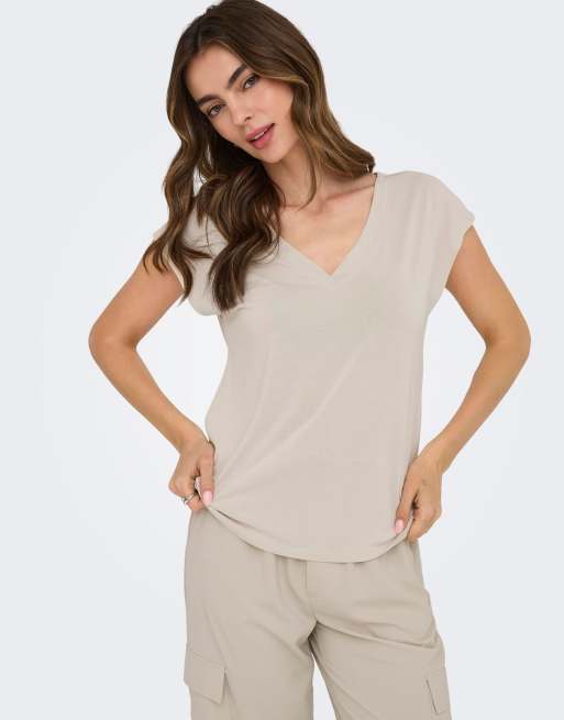 ONLY - Top color pietra pomice, 4 di 7