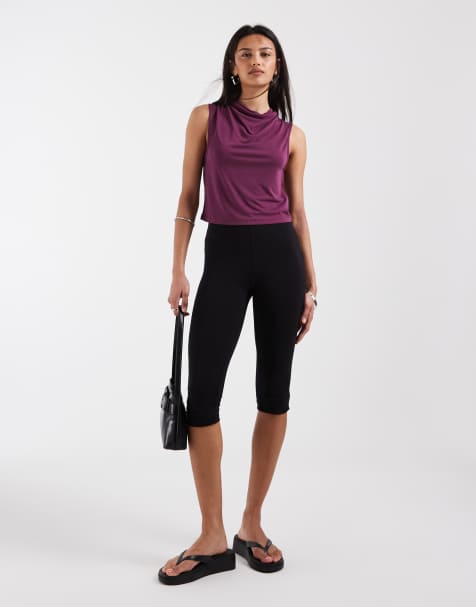 ONLY - Top con scollo ad anello bordeaux - view 1