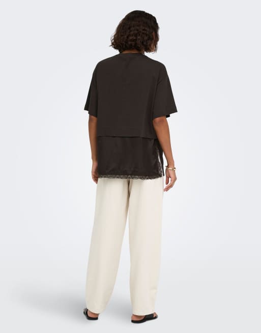 ONLY Top in black coffee, 2 of 7