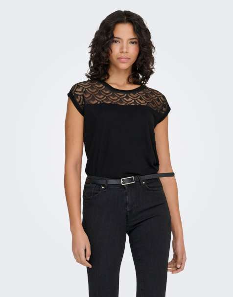 ONLY Top in black - view 1