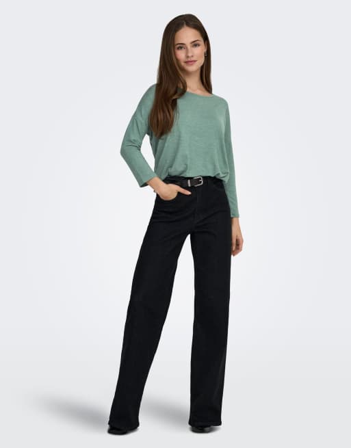 ONLY - Top in chinois groen, 3 van 7