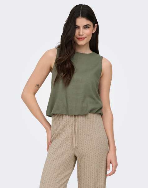 ONLY Top in smokey olive - view 1