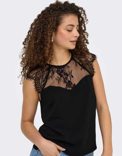 Only - Top in zwart, 4 van 7
