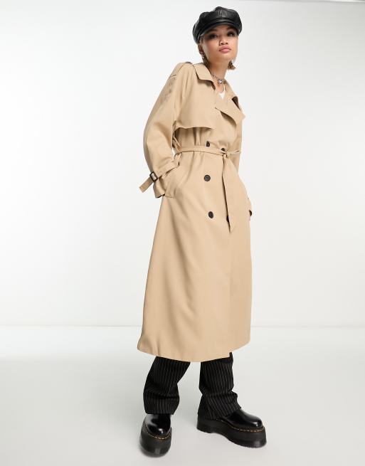 Only - Trench-coat à double boutonnage - Fauve , 4 de 4