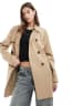 ONLY trench coat in beige | ASOS