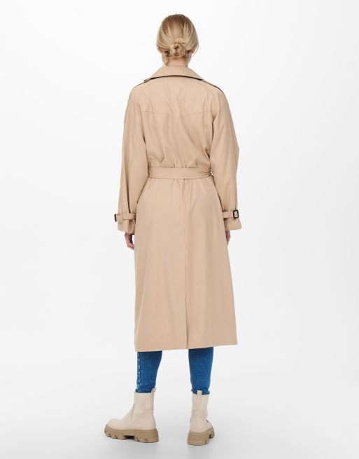 ESPRIT Double-breasted Trench Coat With Belt At Our Online Shop | lupon ...