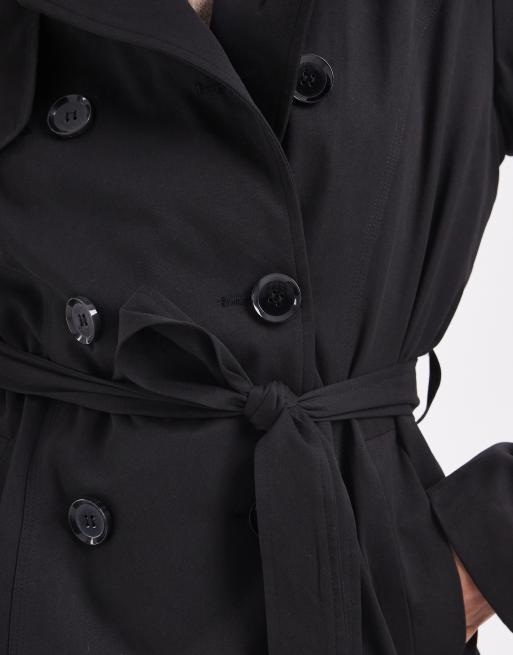 Only - Trench taglio corto nero , 3 di 4