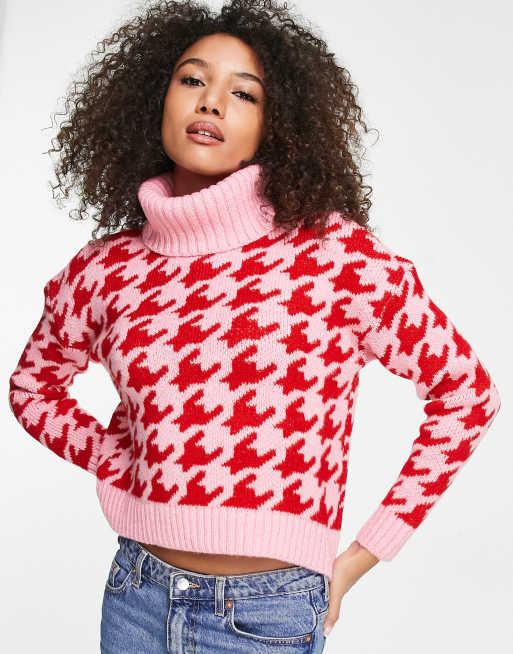 Super Glam Rhinestone Turtleneck, Red – The Dog Squad