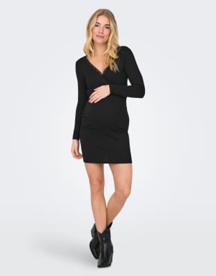 Only - Umstands-Kleid in Schwarz