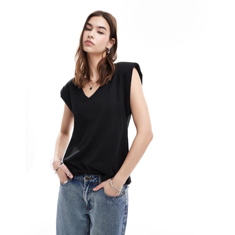 Padded sleeveless shirt deals