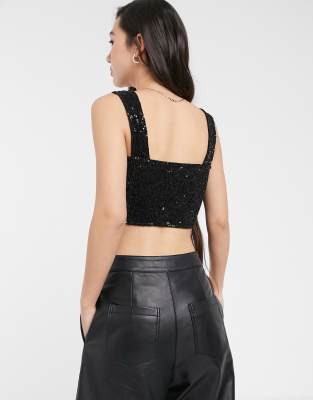 only sequin top