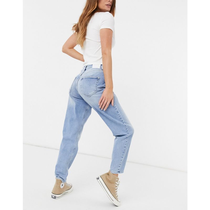 Only - Veneda - Mom jeans azzurri