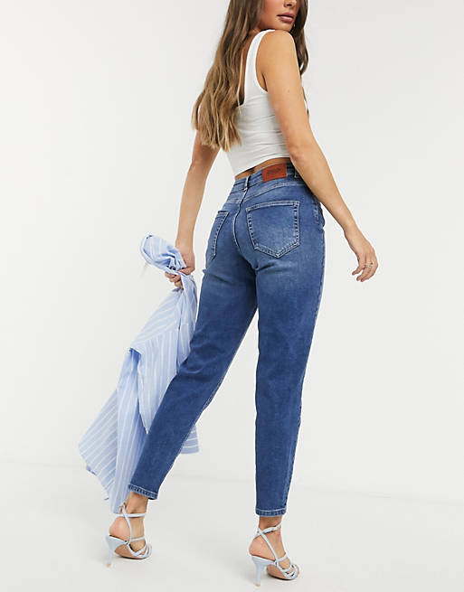 Only – Veneda – Niebieskie mom jeans