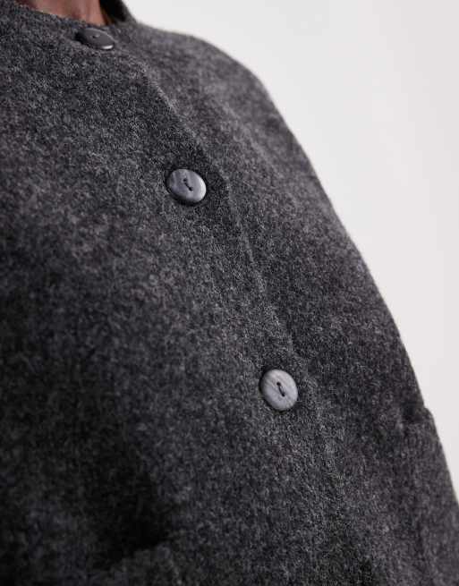 ONLY - Vest met ronde hals en zak voor in donkergrijs, 3 van 4
