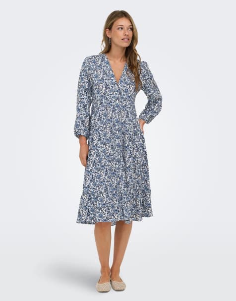 ONLY - Vestito blu principessa - view 1