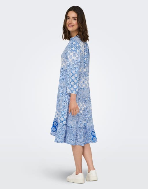 ONLY - Vestito blu principessa, 2 di 7