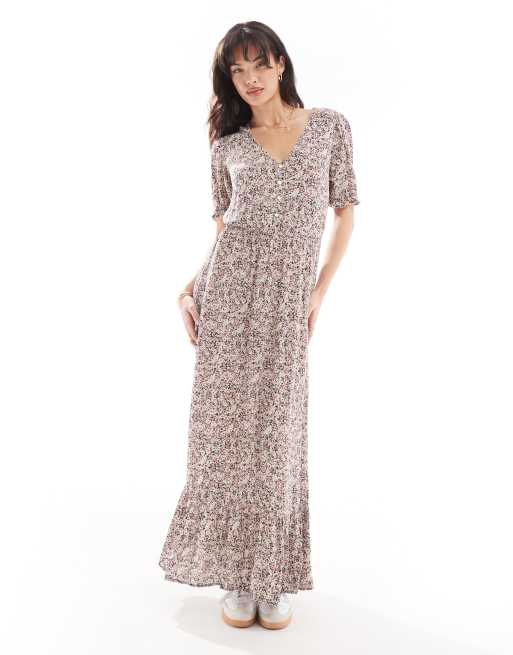 Only vestito lungo fiori hot sale